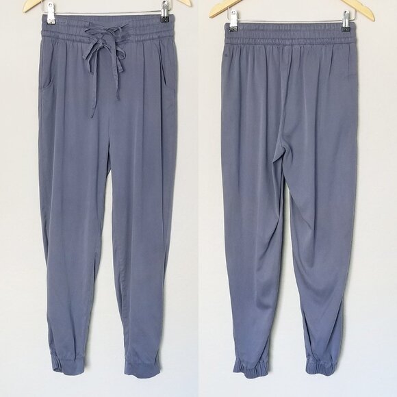 Travis Mathew Sunny Outlook Jogger Pants in Folkstone Blue Size S $140 Tencel - Picture 2 of 13